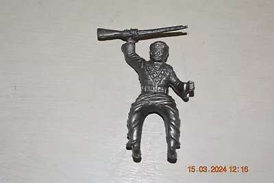 Vintage Marx Captain Gallant Playset #4729 Silver Rider With Raised Rifle • $9.99
