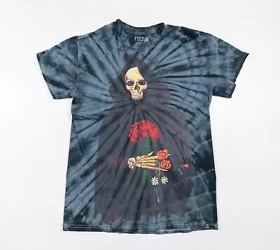 Kanye West Shirt Adult Small Blue Short Sleeve Yeezus Tour Merch Rap Tee Grim • $149.99