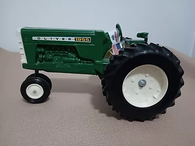 Vtg Scale Models 1/16 Diecast Oliver 1955 Narrow Front Tractor & Plastic Tires • $59.99