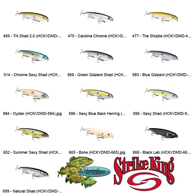 Strike King Topwater Sexy Dawg (HCKVDMD) Any 13 Colors 6 Inch KVD MEGA Lures • $16.17