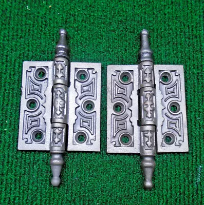 ONE PAIR Of VINTAGE EASTLAKE HINGES  3  X 2 1/2  - VERY NICE SET (19660-21) • $38.95