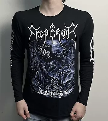 Emperor - In The Nightside Eclipse 2021 (B&C) Long Sleeve Black T-Shirt • $29.88