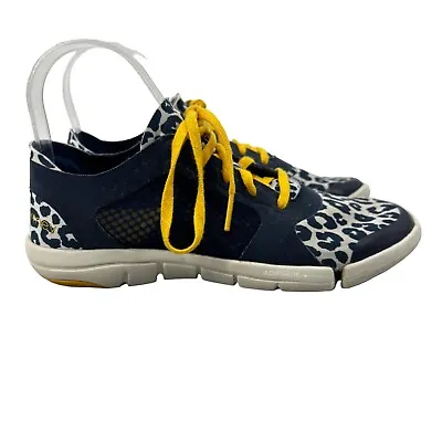 Adidas Womens 5.5 Dance Shoes Stella McCartney Low Top Leopard Lace Up M22867 • $25.45