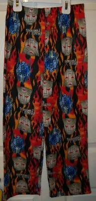 $19.99 • Buy TRANSFORMERS Flames Multi Color Sleep Lounge Pajama Pants Boys 6 / 8 NWT 