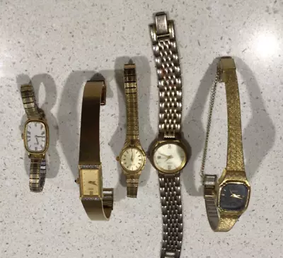 Vintage  Women’s Quartz  Watches : Tonica  Seiko  Citizen & Pulsar . • $20