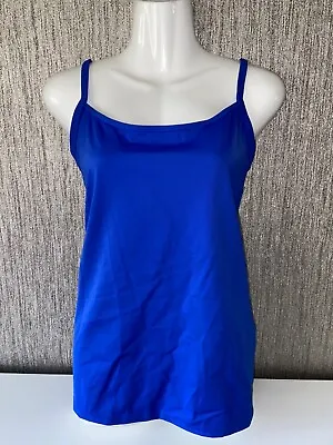 Ladies Ex M&S Royal Blue Tankini Top Sizes 6-24 • £9.99