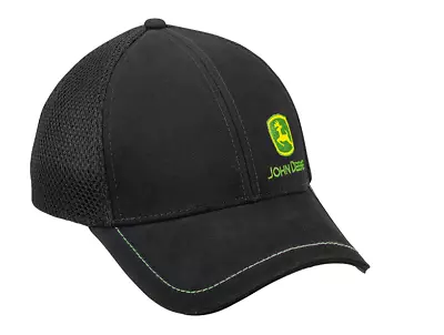 £18.50 • Buy Genuine John Deere Mesh Trucker Black Baseball Cap Hat MCL201915011