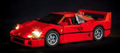 New LED Light Kit For Lego 10248 Ferrari F40 Set Light Usb Powered Bricklite • $55.15