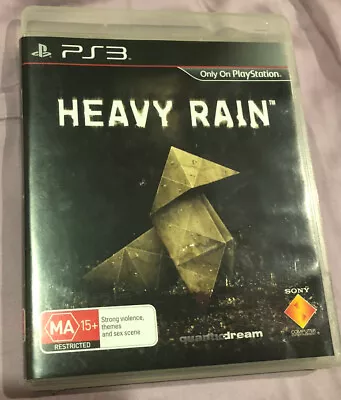 Heavy Rain W/ Manual (PS3 PlayStation 3) PAL - FREE Shipping • $10