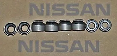 Nissan 13207-84A00 OEM Exhaust Valve Seals For CA18DET SR20DE 6mm Set-Of-8 • $64.98