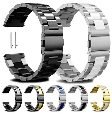 For Garmin Forerunner 245 55 645 Music Venu Metal Watch Band Link Bracelet • $15.99