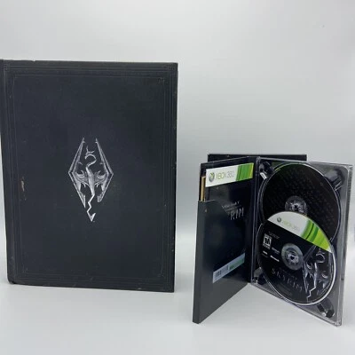 $35 • Buy Skyrim Collector's Edition (Microsoft Xbox 360, 2011) Game & Artbook No Statue