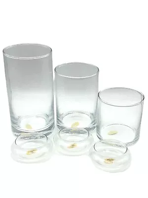 Gold Canyon Floating Tealight Candles Trio Glass Candle Holders Home Decor • $19.99