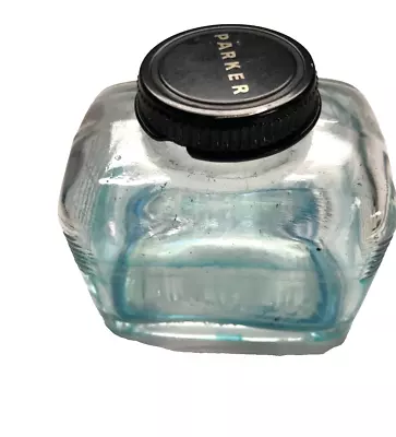 Vintage Parker Ink Glass Bottle • $8