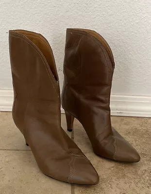 Isabel Marant Brown Leather Boots • $300