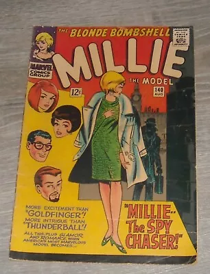 MILLIE The MODEL # 140 MARVEL COMICS August 1966 GGA SILVER AGE ROMANCE • $9.99