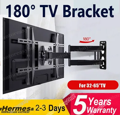 TV Wall Bracket Mount Tilt Swivel For LG Philips TCL 32 40 43 50 55 60 65  Inch • £21.95