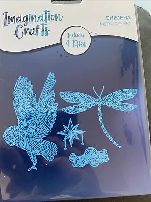 £13.95 • Buy Imagination Crafts Reverie Chimera Cutting 4 Die Set Owl Star Cloud Dragonfly
