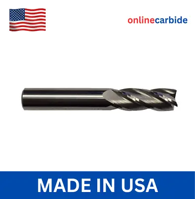 7/16  4 Flute Carbide End Mill - Regular Length • $21.95