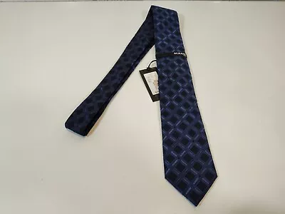 Murano Slim Neck Tie Silk Wool Blend Blue MUNWSLIM13 NWT 57  • $19.90