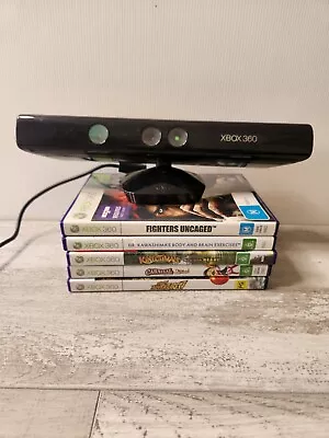 X Box 360 Kinect With 5 Games Untested • $39.95