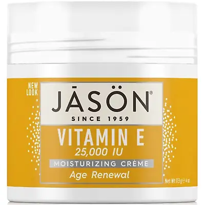 Jason Moisturizing Crème Vitamin E 25000 Age Renewal 4 Oz • $13.26