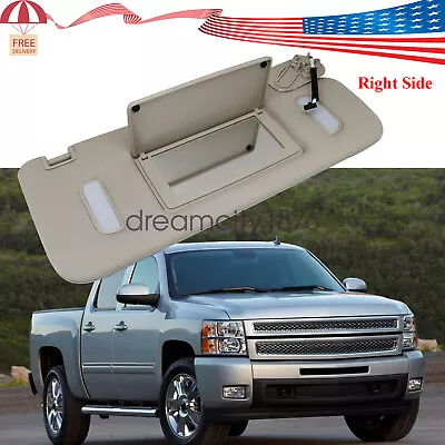 1PCS Sun Visor Right Side For Chevy Silverado 1500 Pickup 08-14 • $59.89