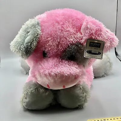 Ideal Toys Large Shaggy Pink Pig Plush Stuffed Animal Soft Floppy 22  Inch • $7.50