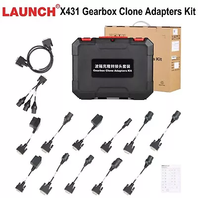 Launch X431 Gearbox Clone Adapters Kit For X-PROG3 & X431 E-CU Prog-rammer • $299