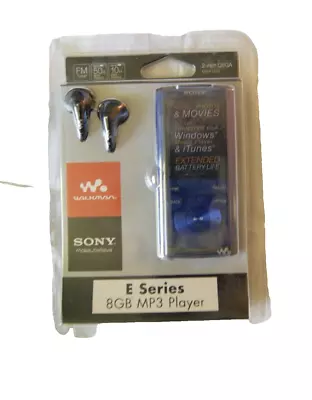 New In Package Sony Walkman E Series 8 Gb Mp3 Player • $98.99