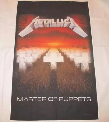 Metallica Master Of Puppets Fabric Poster Flag 27x42 Metal UK • $22.45