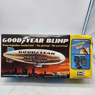 Revell GoodYear Blimp Vintage 1977 Snap Model Kit Good Year Opened Box Free Ship • $54.95