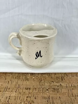 Vintage Mustache Cup With Guard -M- • $12