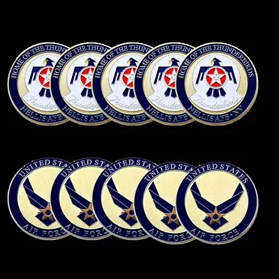 5pcs Challenge Craft Air Force Commemorative Coin Honor Medal Coins Collectibles • $15.20