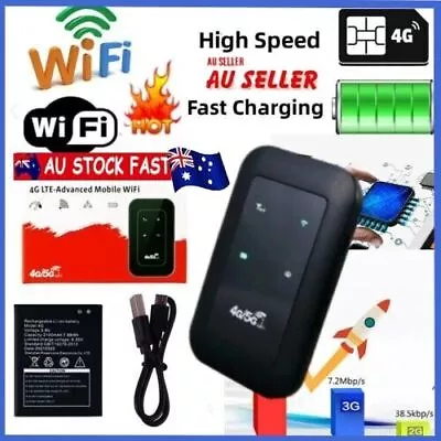 Wireless 4G 5G LTE Mobile Hotspot Router Unlocked-WiFi Portable MiFi Broadband • $26.29