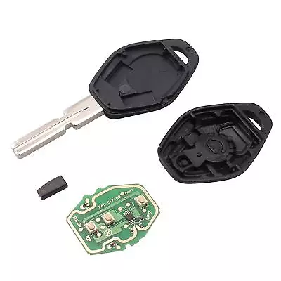 For BMW Radio Remote Control Blank HU58 KEY ID44 CHIP Transponder Complete A65 • $72.03