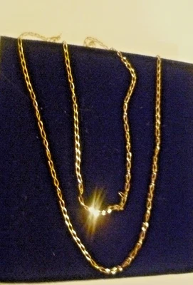 £44.99 • Buy VINTAGE Ladies 9CT YELLOW GOLD FINE TRACE CHAIN NECKLACE 18  0.8g 1mm Not Scrap