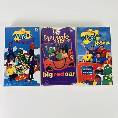 The Wiggles 3 X VHS Movie Lot. FREE POST • $29.95