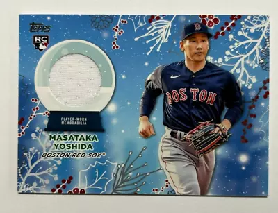 2023 Topps Holiday Masataka Yoshida RC Rookie Jersey Relic #RC-MY Boston Red Sox • $8.99