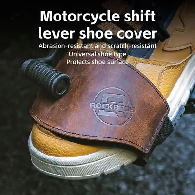 RockBros Motorcycle Shift Lever Shoe Cover Retro Anti-slip Rubber Shoe Protector • $10.99