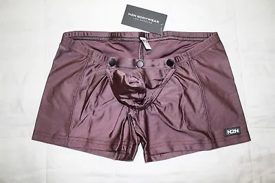 N2n Bodywear Tc26 Titan Trunk*built-in Enhanced 3 Snap Pouch*frosted Plum *small • $55