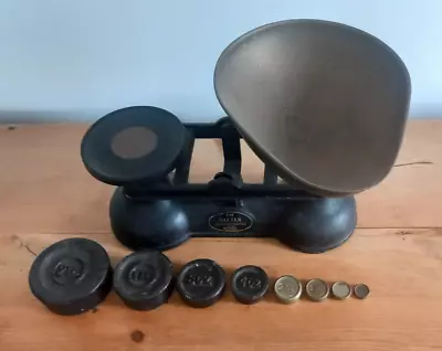 £20 • Buy The Salter Staffordshire Cast Iron Weighing Scales And Weights