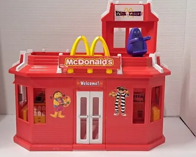McDonalds Restaurant Drive Thru Opening Playset 2003 Play Place • $29.08