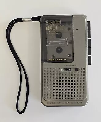 Realistic Micro-16 Microcassette Tape Recorder Voice Dictaphone *Tested WORKS*  • $20