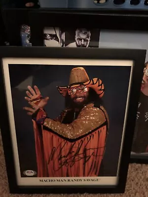 Macho Man Randy Savage Autograph 8x10 • $850