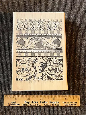 Fancy Cherub Background Rubber Stamp From Stampers Anonymous • $4.50