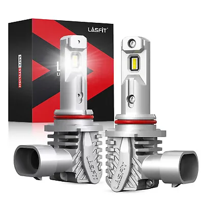 Lasfit 9006 HB4 LED Fog Light Bulb 6000K Cool White Fanless  Light Free Return • $27.99