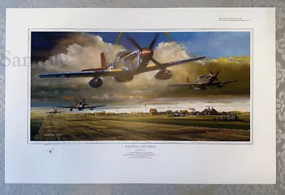  Ramitelli Rumble  Tuskegee Airmen Print 332nd WWII Red Tails Star Wars Artist • $250