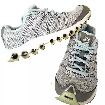 K-Swiss Tubes Sneakers Gray Athletic Shoes Women's Size 7 Lace Up 92316054 Low • $25.50
