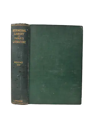 International Library Of Famous Literature XVIII By Richard Garnett Hardcover • £7.99